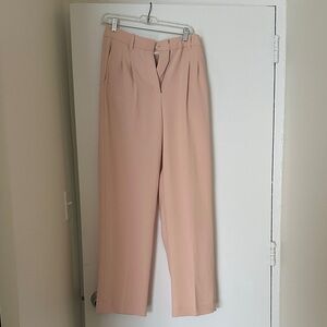 Aritzia pink effortless pants